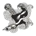 abused and confused Slave to my direction tattoo design idea