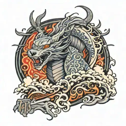 sasukes susanoo ribs with amaterasu tattoo design idea