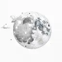 kid cudi moon tattoo design idea