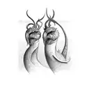 twin gemini tattoo design idea