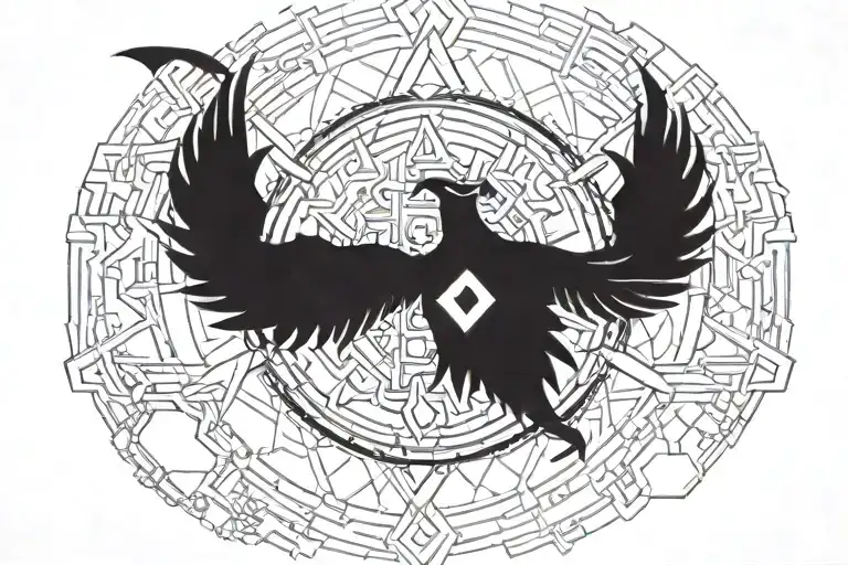 Odin tattoo design idea