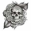 Strength, abuse survivor  tattoo design idea