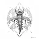 leviathan cross tattoo design idea