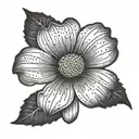 Chamomile flower tattoo design idea
