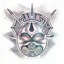 Māori artwork tattoo design idea