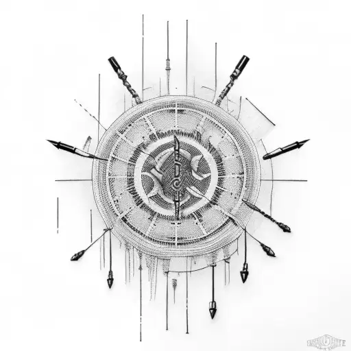 0311 with bullets tattoo design idea