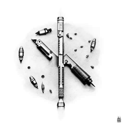 0311 with the 11 being two 5.56 bullets tattoo design idea