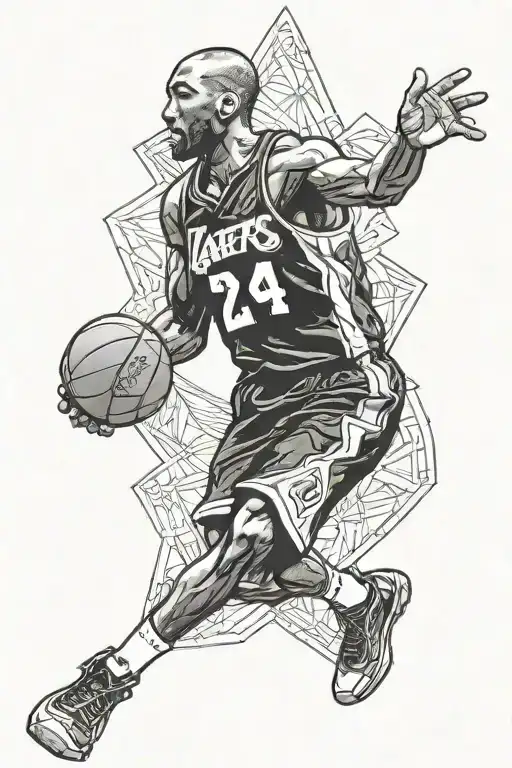 kobe bryant tattoo design idea