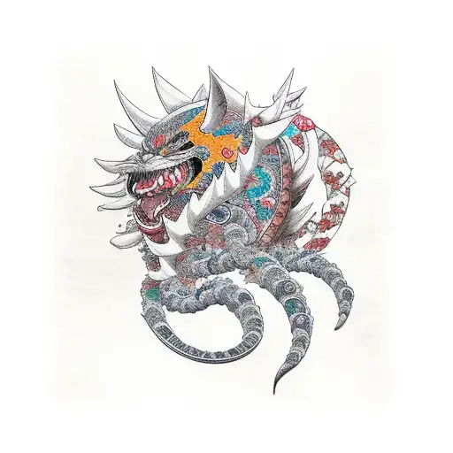 Eren, Naruto e Tanjiro tattoo design idea