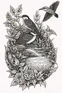 Everglades nature inspired tattoo tattoo design idea