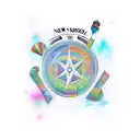 karma tattoo design idea