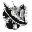 feet on a accelerator  tattoo design idea