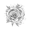 Uma árvore florescendo com animais coloridos em estilo new-school representando a vida tattoo design idea