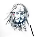 jack sparrow dunks tattoo design idea