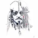 jack sparrow dunks tattoo design idea