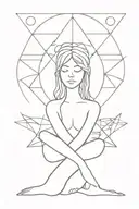 etheral empath protection tattoo design idea
