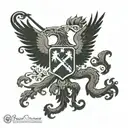 Full back tattoo of flag of republic of georgia on person  tattoo design idea
