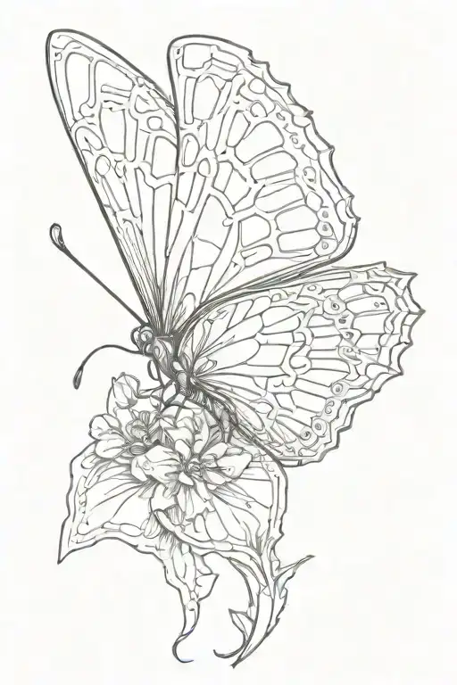 butterfly 111 incorporated tattoo design idea