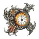 sol invictus semicolon tattoo design idea