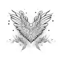 wings  tattoo design idea
