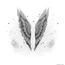 wings  tattoo design idea