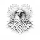 eagle wings  tattoo design idea