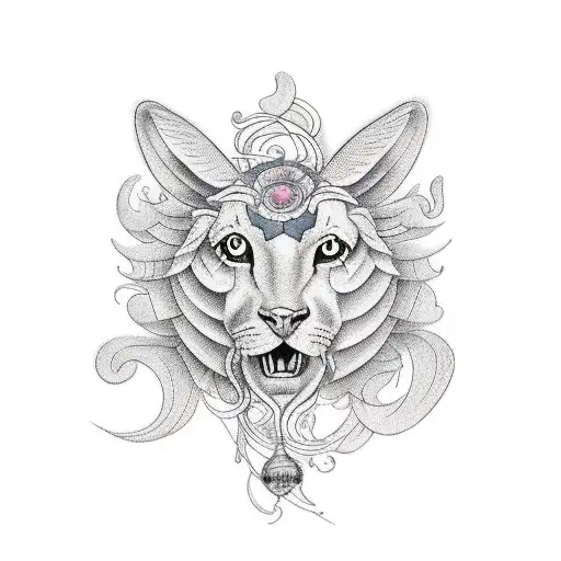 virgo tattoo design idea