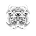 taurus and Virgo tattoo design idea