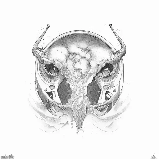 strength in restraint  tattoo design idea