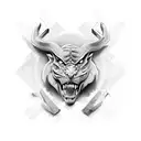 strength in restraint  tattoo design idea