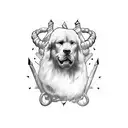 strength in restraint  tattoo design idea