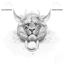 strength in restraint  tattoo design idea