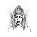 beyonce tattoo design idea