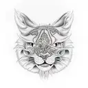 hip hop inspired  tattoo design idea