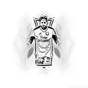 messi tattoo design idea