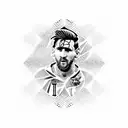 messi tattoo design idea