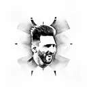 messi tattoo design idea