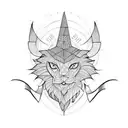 witchcraft tattoo design idea