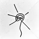 Red string of destiny tattoo design idea