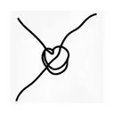 Red string of destiny tattoo design idea