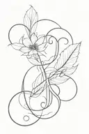 LETTERS S N L tattoo design idea