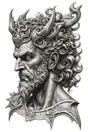Greek god hades Greek god tattoo design idea