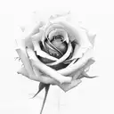 rose with names Dylan Cian Lucas on each leaf  tattoo design idea