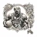 Michael Jordan tattoo design idea