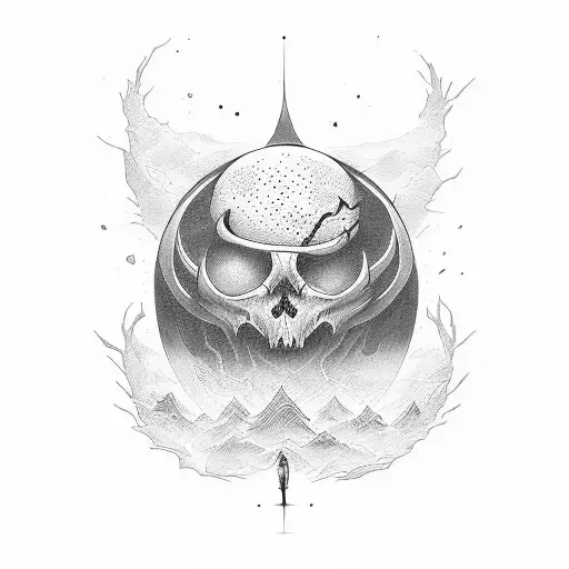 Even though I walk through the valley of the shadow of death, I will fear no evil tattoo design idea
