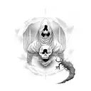 Even though I walk through the valley of the shadow of death, I will fear no evil tattoo design idea