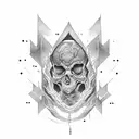 Even though I walk through the valley of the shadow of death, I will fear no evil tattoo design idea