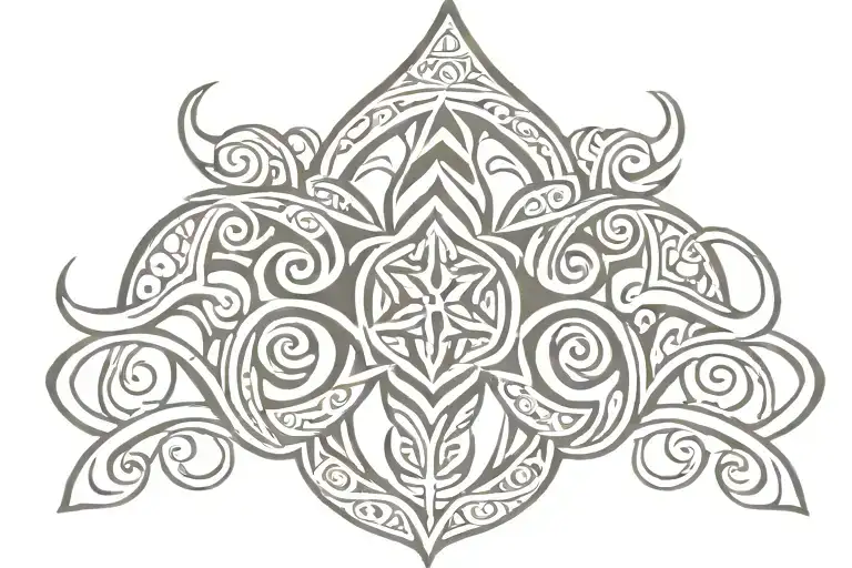 ashanti tribal tattoo tattoo design idea