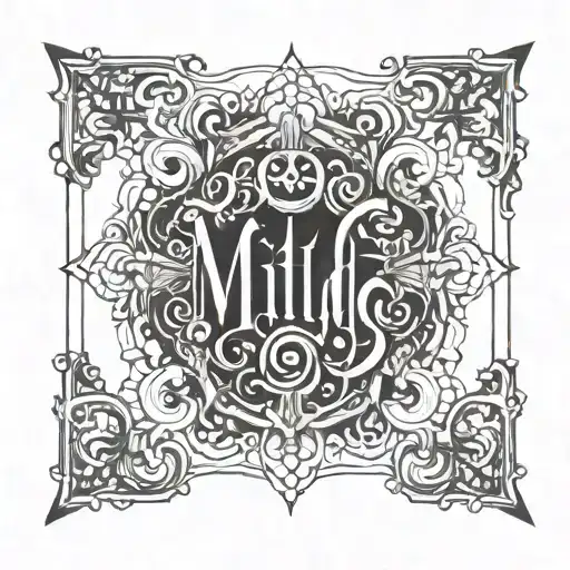 Matilda Name tattoo design idea