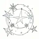 Sterne tattoo design idea